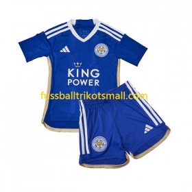 Fußballtrikots Leicester City Kinder 2023-2024 Kurzarm Heimtrikotsatz kaufen
